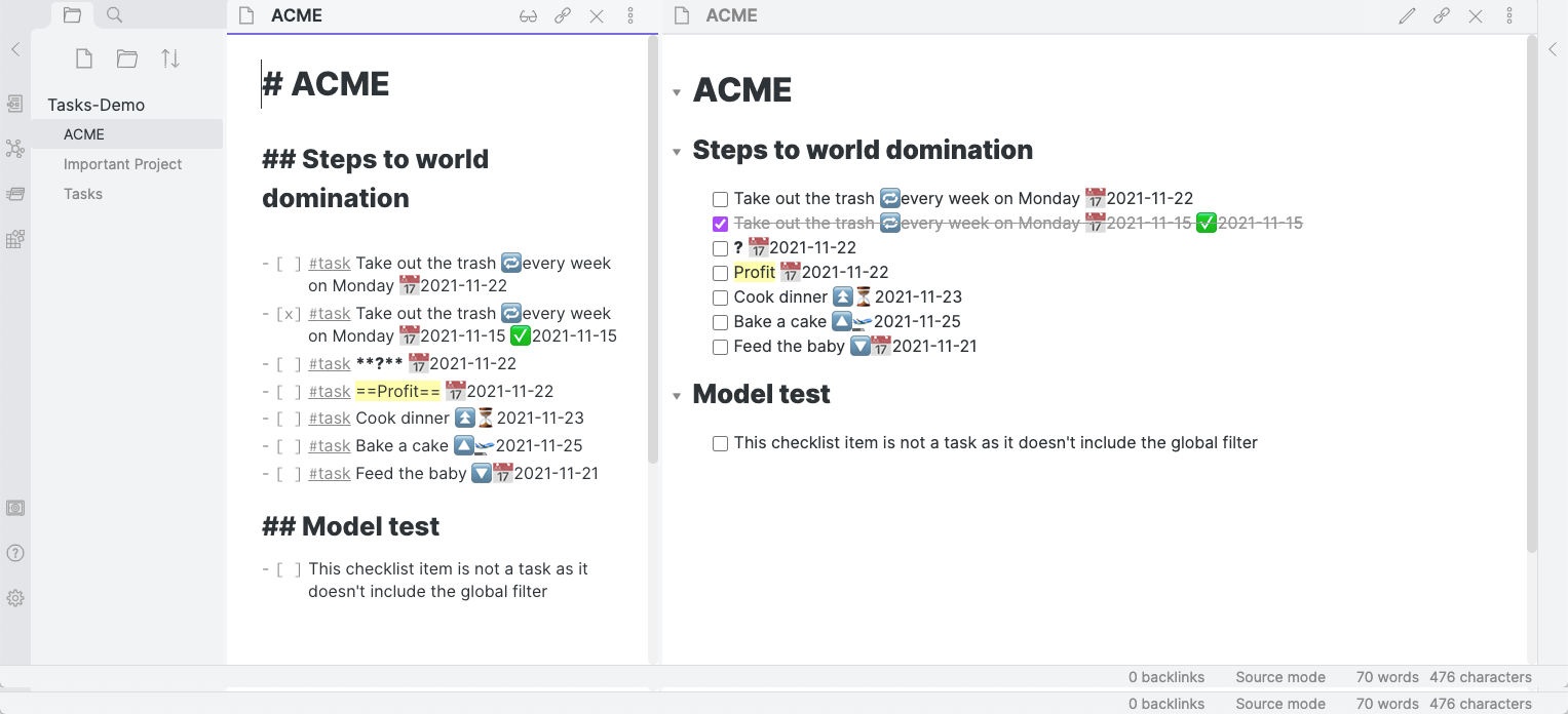 Obsidian Tasks